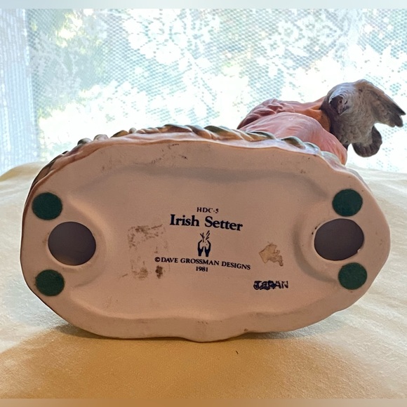 🐾Vintage Signed Dave Grossmam Irish Setter Figurine (1981), JAPAN 🐾 - Picture 5 of 8